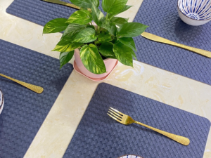 Blue Rectangle Placemat