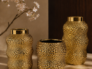 Gold Bubble Vase
