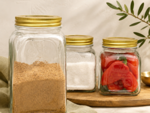 Gold Top Retro Canister