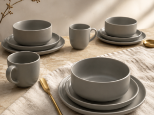 Grey Dinner Set