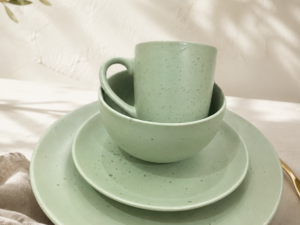 Mint Speckled Dinner Set