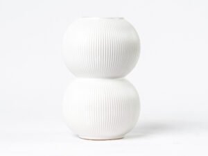 White Bee Shaped Vase