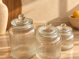 Ribbed Canister